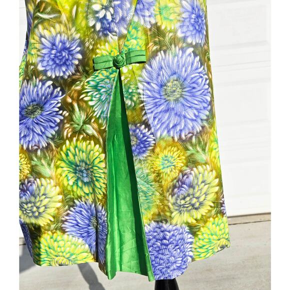 1960's Alice Polynesian Fashions Dress Tiki Hawaiian - Picture 5 of 10